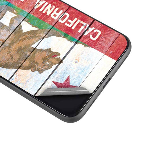 California Flag Light Wood Google Pixel 4 XL Skin